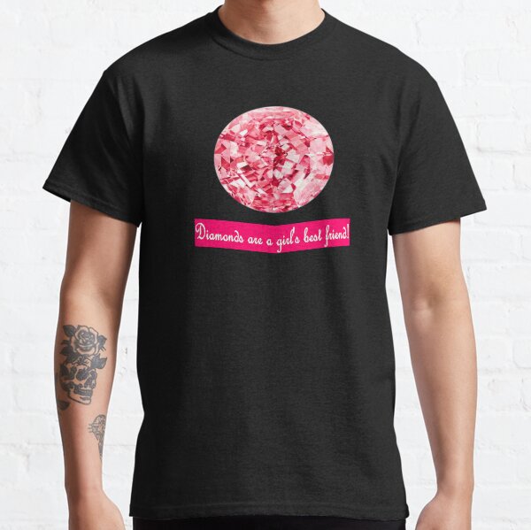 Quote- Diamonds are a girls best friend Classic T-Shirt