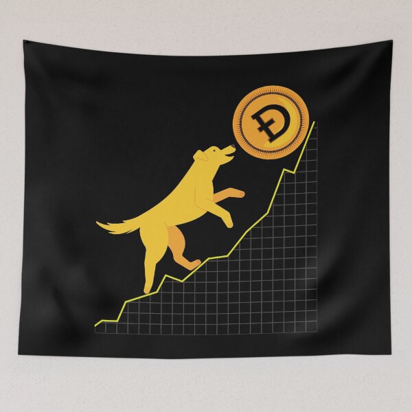 Item preview, Dogecoin Bull Trend Dog Style designed and sold by TrendingTees4u.