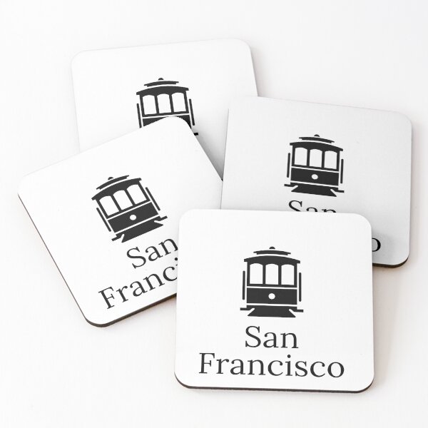 Artikelvorschau, San Francisco Cable Car Print (Schwarz) entworfen und verkauft von trqffic.