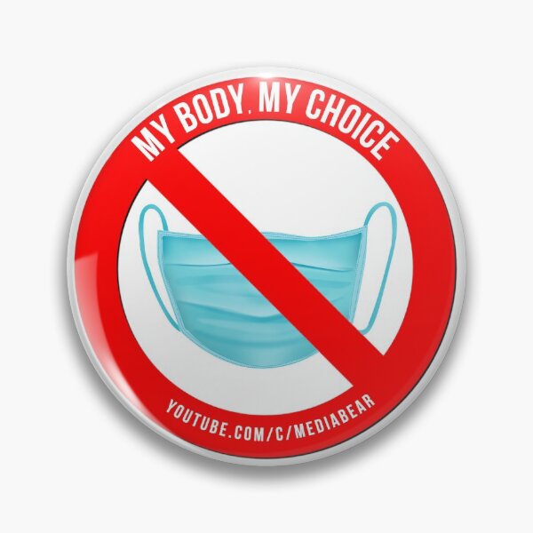 Item preview, My Body My Choice - Button designed and sold by mediabear.