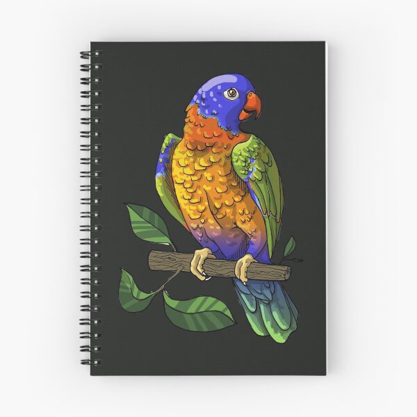 Item preview, Rainbow Lorikeet Parakeet Birb designed and sold by CecyLL.