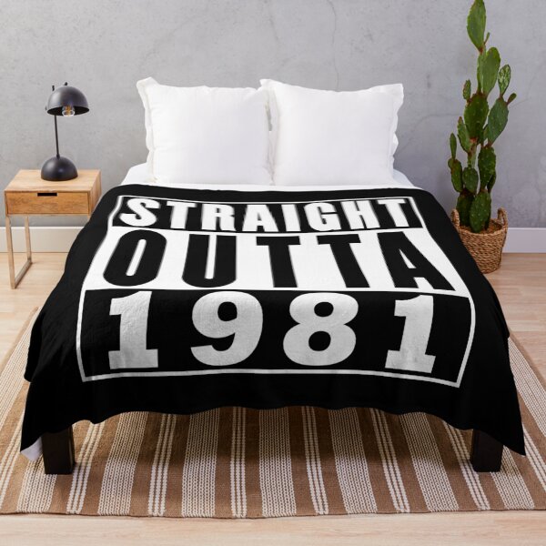 Item preview, Straight Outta 1981 Birthday designed and sold by RandomStuffShop.