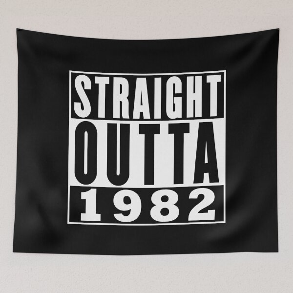 Item preview, Straight Outta 1982 Birthday designed and sold by RandomStuffShop.