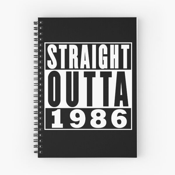 Aperçu de l'œuvre Anniversaire tout droit sorti de 1986 créée et vendue par RandomStuffShop.