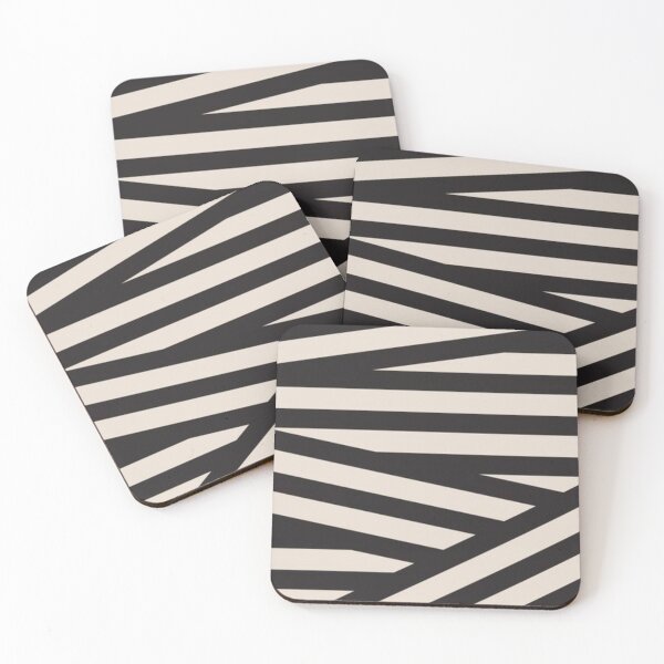 Item preview, Black and White Thick Imperfect Stripes designed and sold by LoredanaOleinic.
