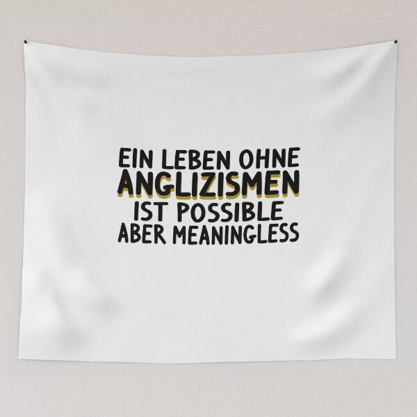 Item preview, Anglicisms Denglisch Possible but Meaningless designed and sold by lsvds.