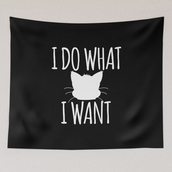 Item preview, i do what i want cat Black Cat funny designed and sold by medbouk1.