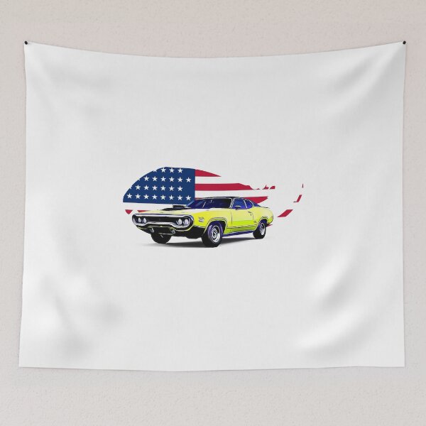 Item preview, Plymouth GTX USA Print designed and sold by Auto-Prints.