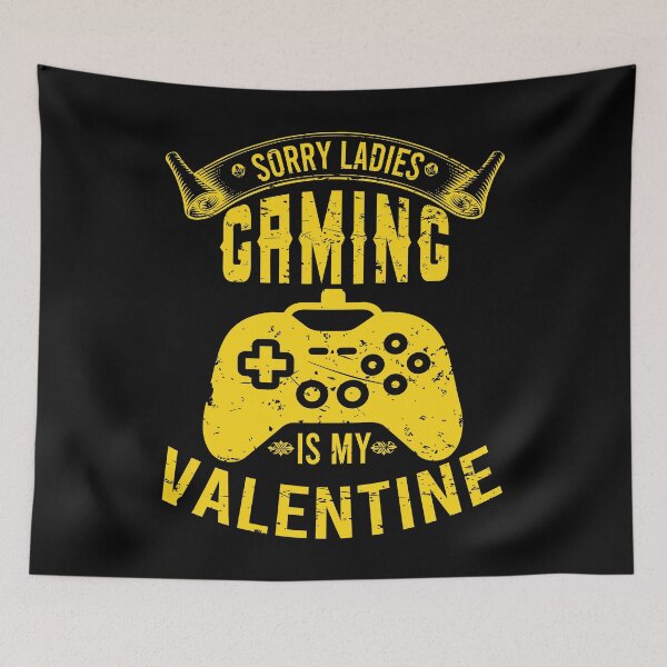 Item preview, Gaming Is My Valentine designed and sold by YAHIA-14.