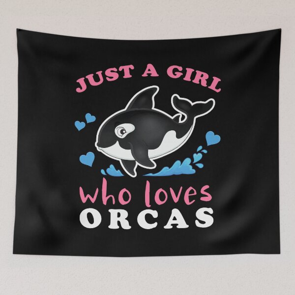Item preview, Just a girl who loves orcas, Whales Lover Gift designed and sold by aronia.