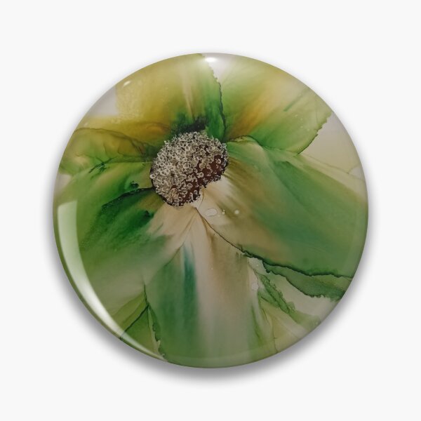 Item preview, Green flower KleurRijk Els Delacourt designed and sold by KleurRijk.