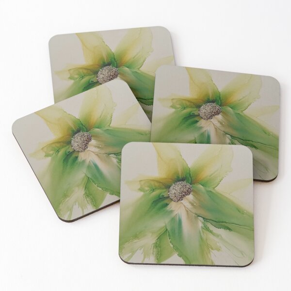 Item preview, Green flower KleurRijk Els Delacourt designed and sold by KleurRijk.