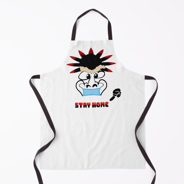 Item preview, Masked character with the inscription "stay home" designed and sold by Olha Volokhova.