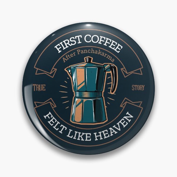 Item preview, First Coffee Feels Like Heaven designed and sold by Ayurveda Fun Store.