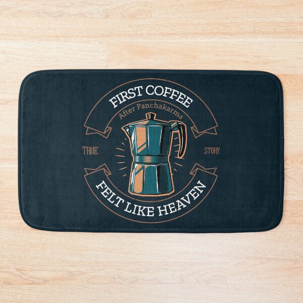 Item preview, First Coffee Feels Like Heaven designed and sold by Ayurveda Fun Store.