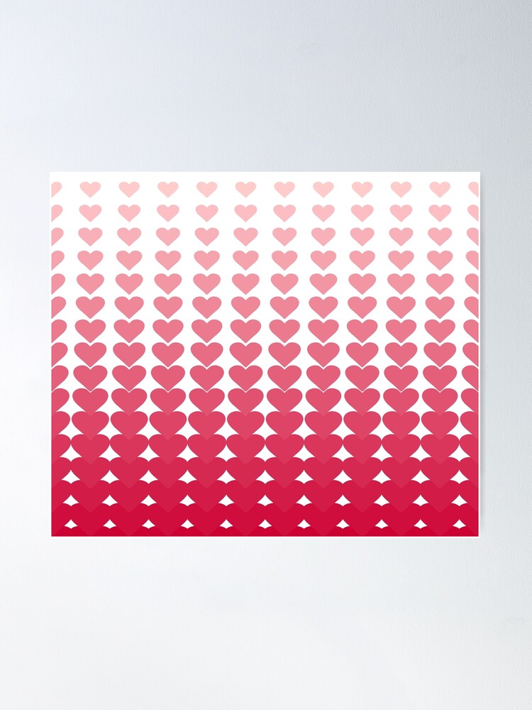 Halftone Heart Valentine's Day Leggings