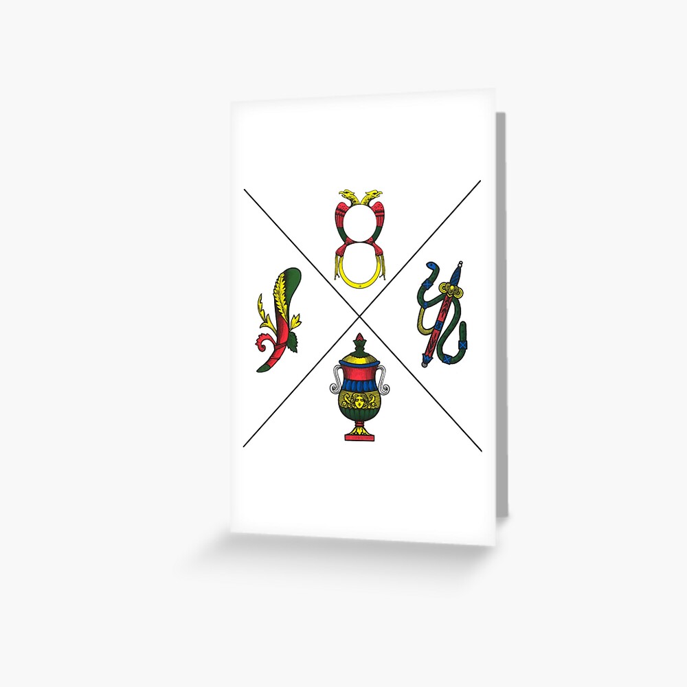 italian-playing-card-aces-greeting-card-for-sale-by-bortojo-redbubble