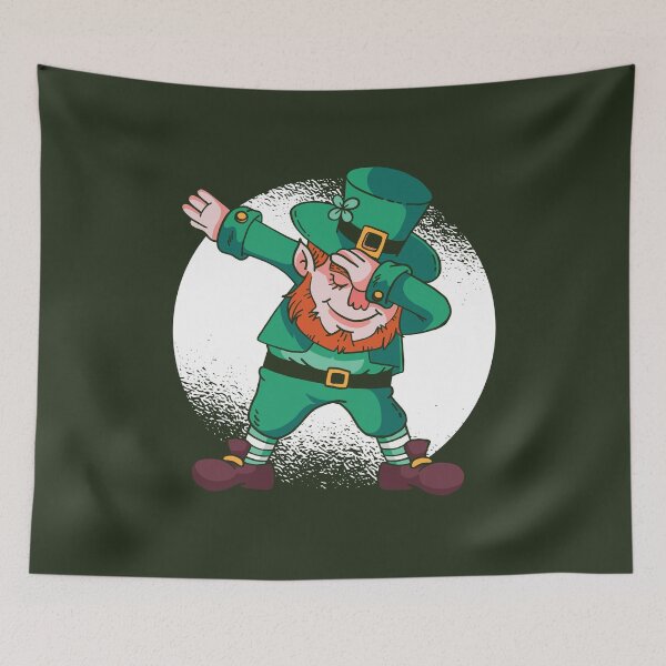 Item preview, st patricks leprechaun dabbing dancing funny designed and sold by Gossip Rag.