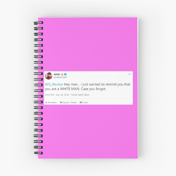 Item preview, Keemstar White Man Tweet designed and sold by QuintonReviews.