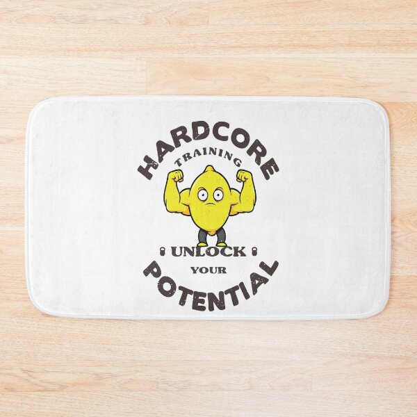 Item preview, Hardcore Training Unlock Your Potential Jacked Lemon Workout Bodybuilding designed and sold by ProjectX23.