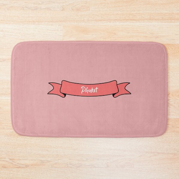 Item preview, Phuket - Ribbon Label (pink) designed and sold by CityCollection.