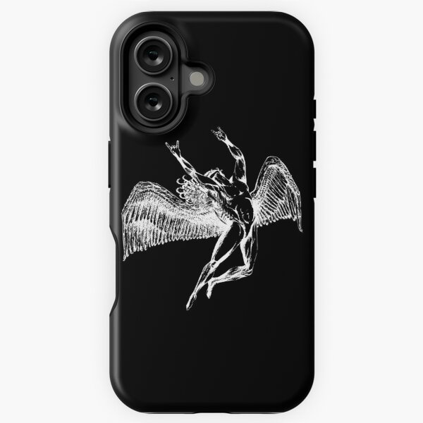 Item preview, ICARUS THROWING THE HORNS - white  *awesome UNLISTED designs in my portfolio* designed and sold by sleepingmurder.