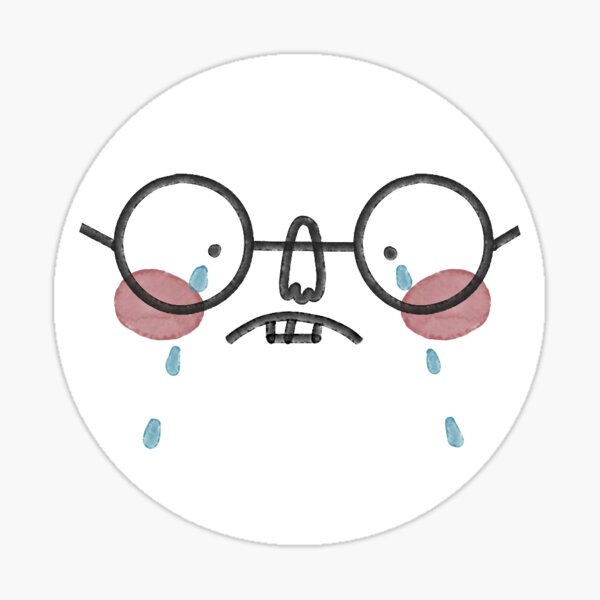 NERDS CRY TOO Sticker