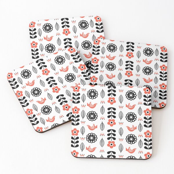 Item preview, Swedish dala Folk Art inspired designed and sold by anins-azuree.
