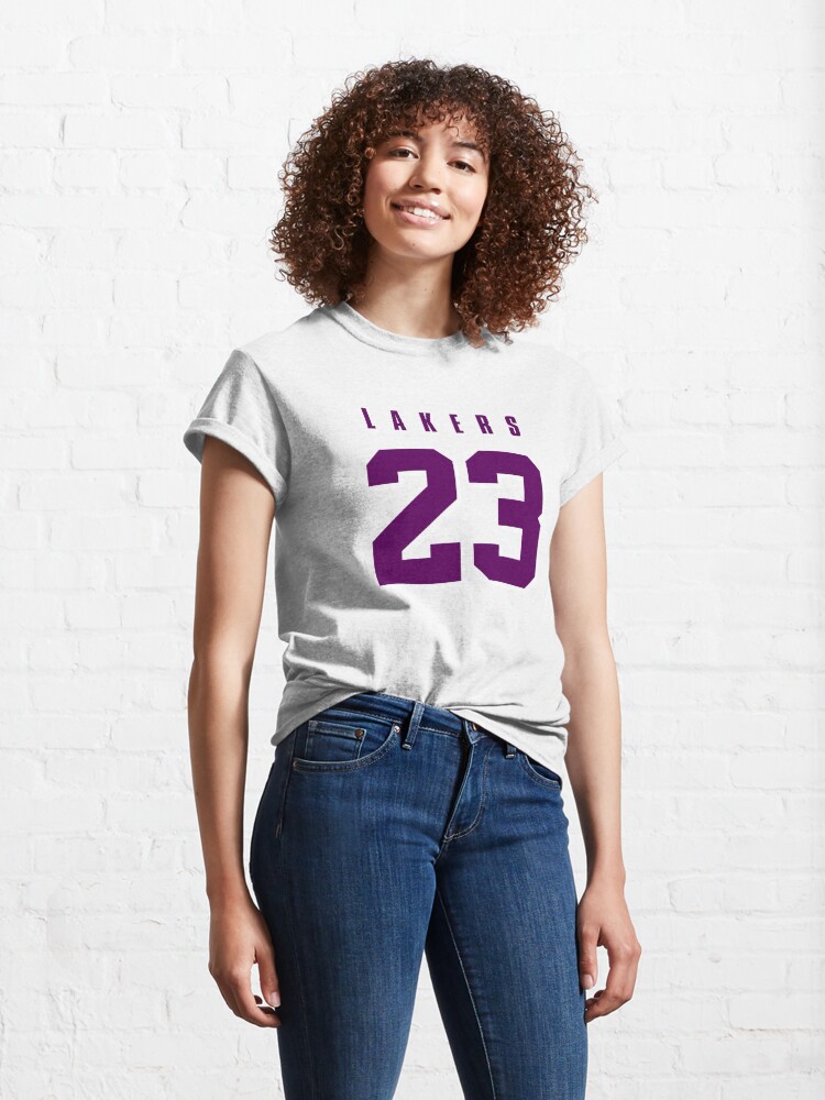 Lebron James King James 23 La Lakers Basketball Youth Women's T