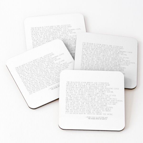 Item preview, Shakespeare on Music - Merchant of Venice Typography designed and sold by Christie Olstad.