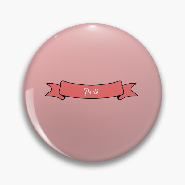 Item preview, Paris - Ribbon Label (pink) designed and sold by CityCollection.