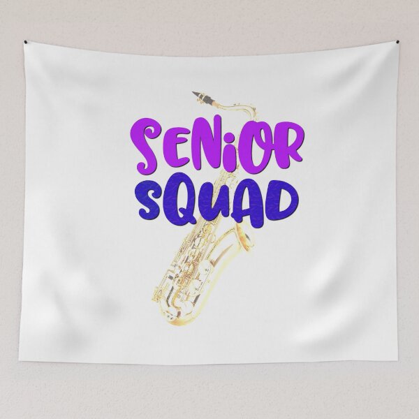 Item preview, Senior Squad - Tenor Saxophone designed and sold by BandMomDesigns.