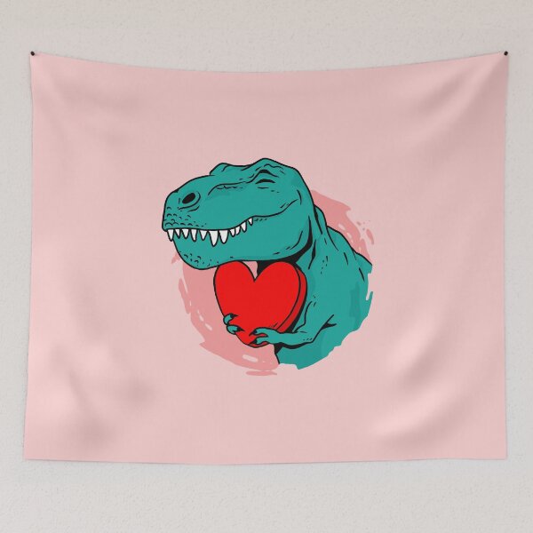 Item preview, dinosaur happy valentines day designed and sold by Gossip Rag.