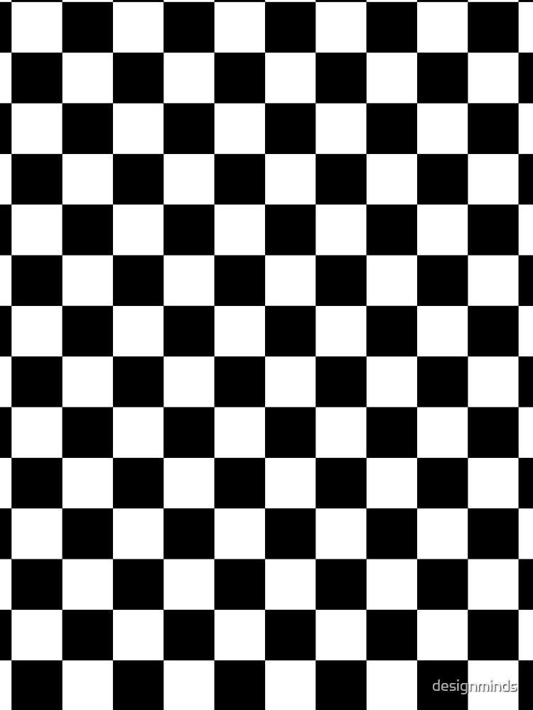 Checkerboard Pattern (black/white) by designminds