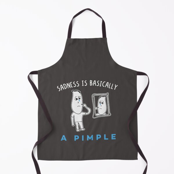 Item preview, Sadness Is Basically a Pimple - Funny Humor Teenagers Sayings About Acne designed and sold by Scratches Tees.