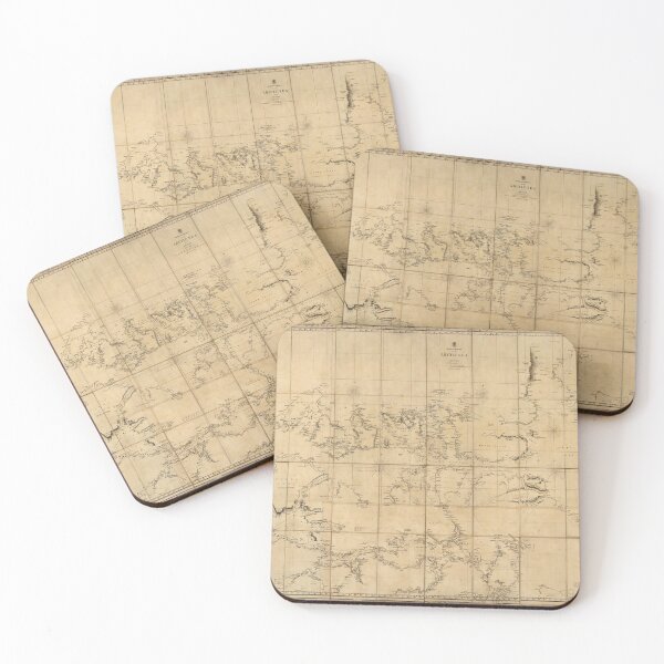 Item preview, Arctic Ocean Map (1854) designed and sold by allhistory.