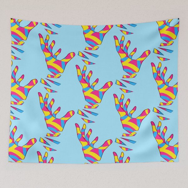 Item preview, Shardic Hand - Pansexual Pride designed and sold by rollingtape.