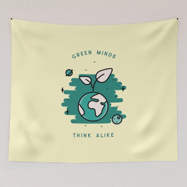 Item preview, Green Minds Think Alike designed and sold by Ayurveda Fun Store.