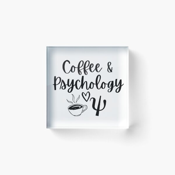 Item preview, Coffee and Psychology Psychology Symbol designed and sold by MellowSphere.