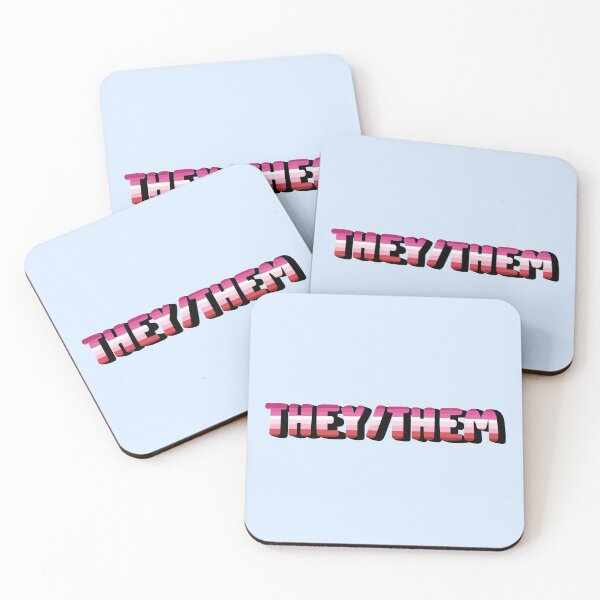 Item preview, Lesbian Pride Flag They/Them Pronoun designed and sold by EuropaPrints.