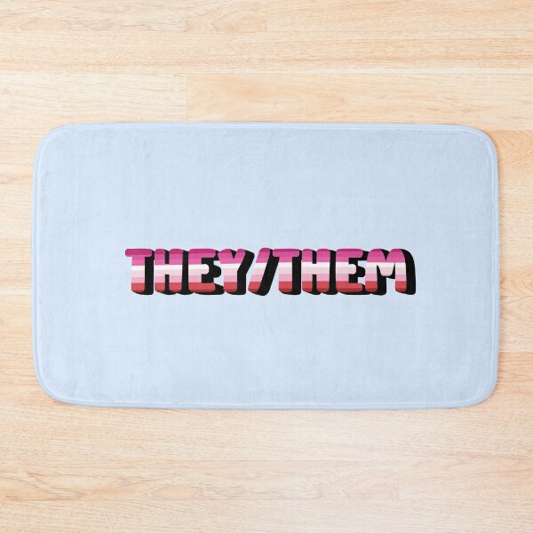 Item preview, Lesbian Pride Flag They/Them Pronoun designed and sold by EuropaPrints.