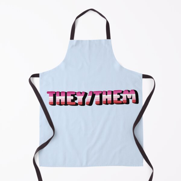 Item preview, Lesbian Pride Flag They/Them Pronoun designed and sold by EuropaPrints.