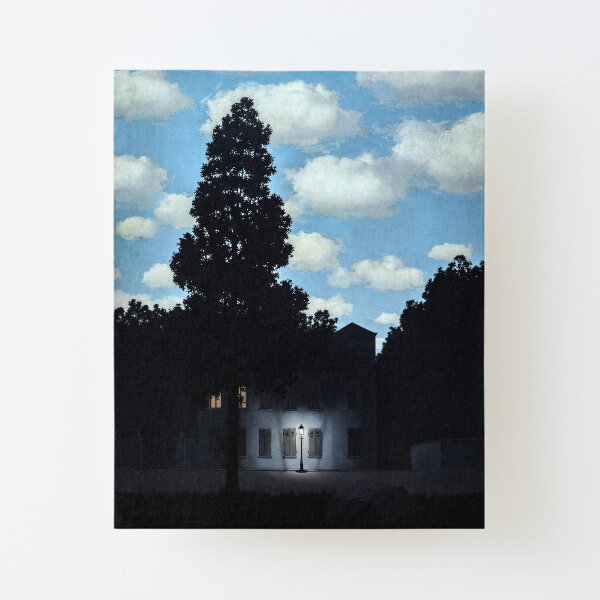 The Empire of Light, Magritte (HQ) Canvas Mounted Print