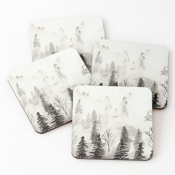 Item preview, Misty mountains and trees  designed and sold by EGodman.