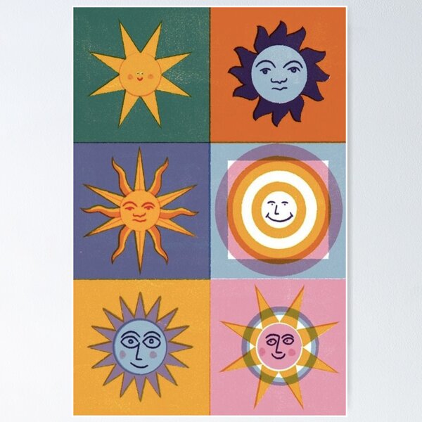 Item preview, Abstract Suns  designed and sold by Madison Elizabeth.