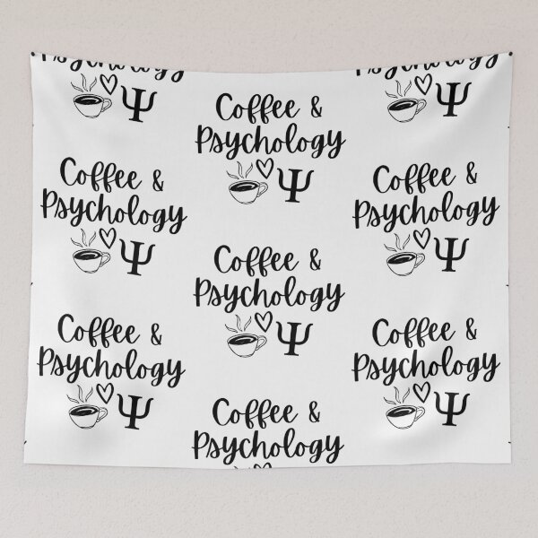 Item preview, Coffee and Psychology Psychology Symbol School Psychologist  designed and sold by MellowSphere.