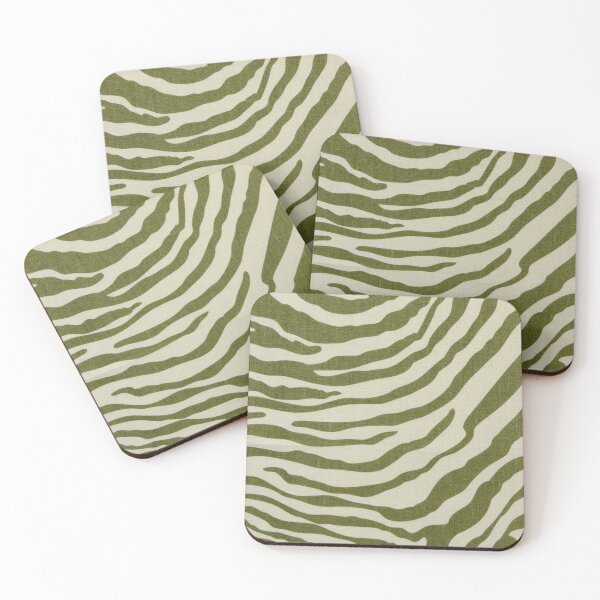 Item preview, Green Zebra Pattern designed and sold by Madison Elizabeth.