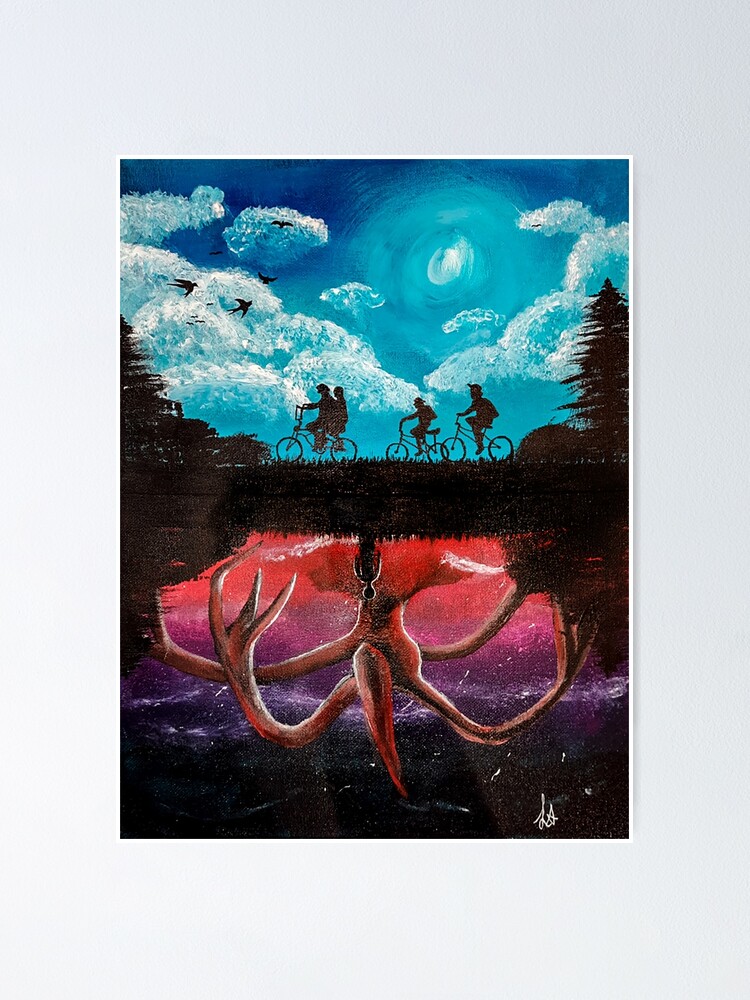 Stranger Things Series Wall Art Poster Print Netflix Original Posters  Pictures