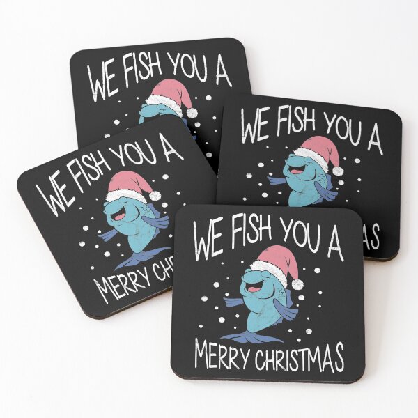 Item preview, Gift idea with fish jokes about christmas holiday designed and sold by Svetiik.