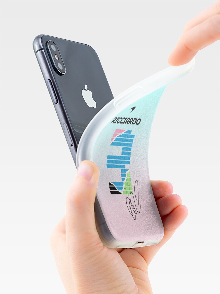 Alternative Ansicht von Ricciardo Mclaren iPhone-Hülle